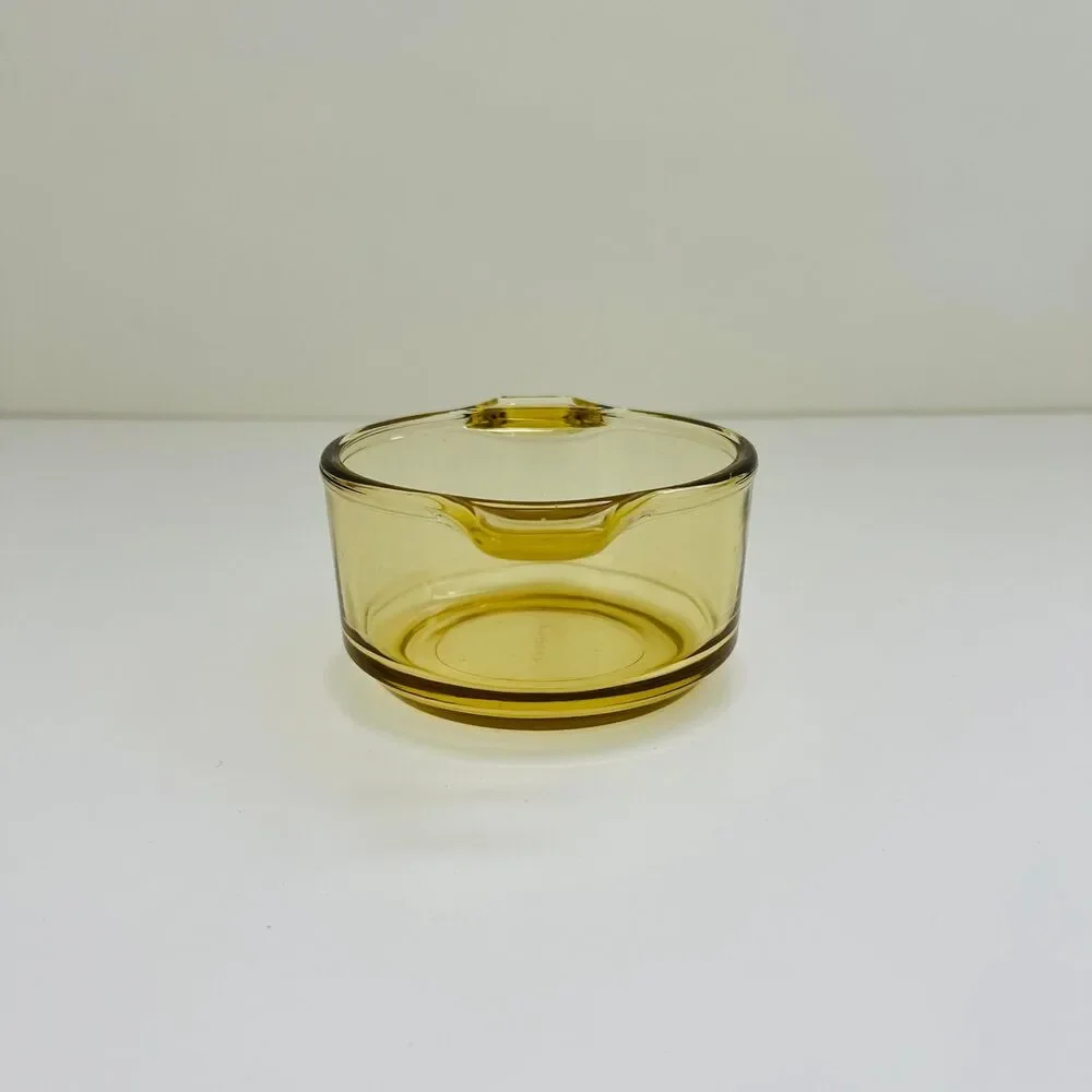 DYNAWARE PYR-O-REY Amber Yellow Glass 13 oz Casserole Baking Dish, Set of 2